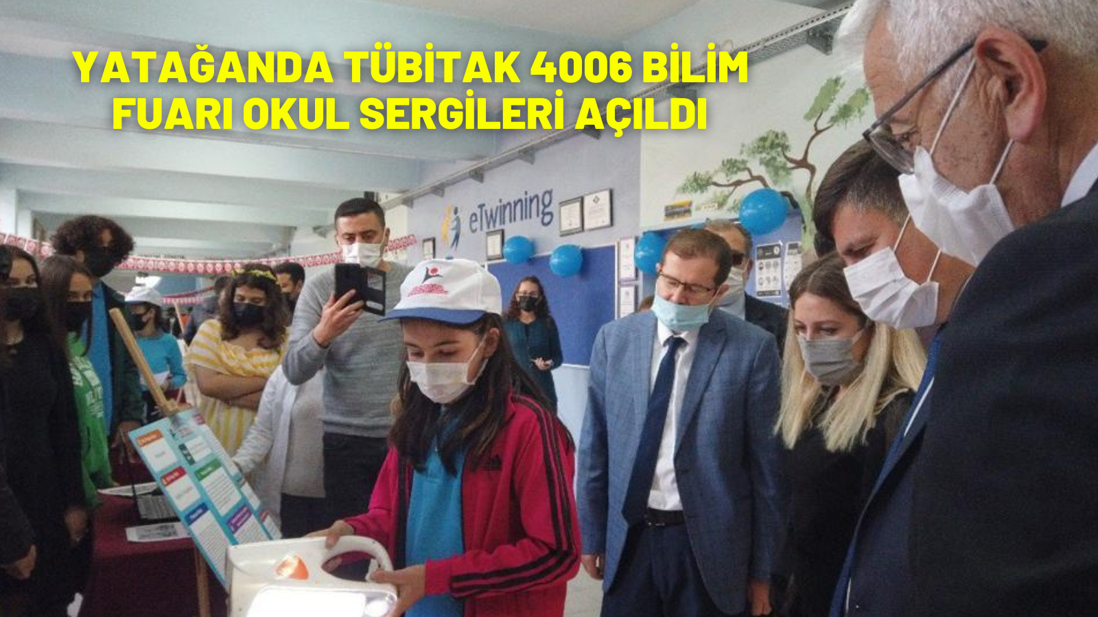 YATAĞANDA TÜBİTAK 4006 BİLİM FUARI OKUL SERGİLERİ AÇILDI