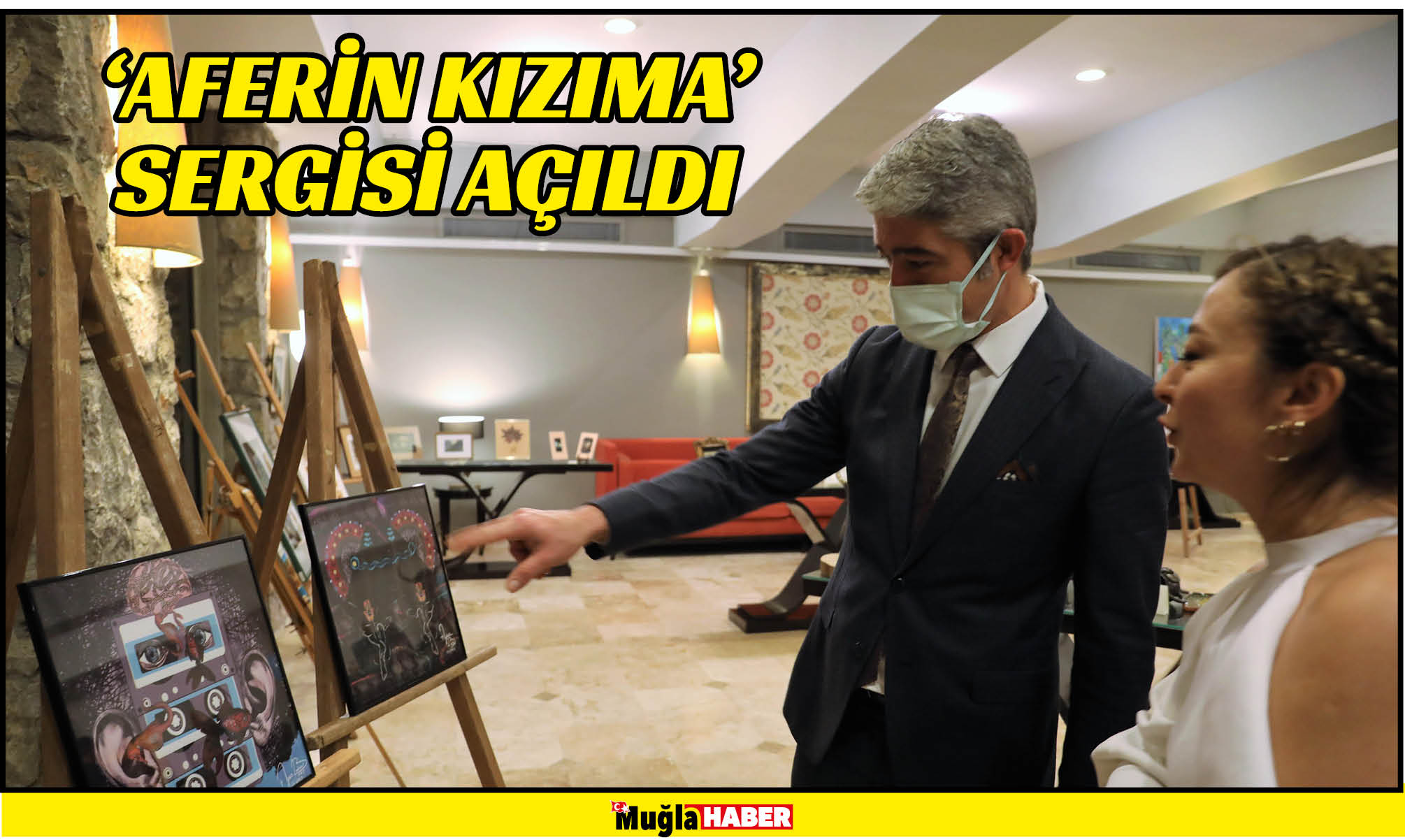 ‘AFERİN KIZIMA’ SERGİSİ AÇILDI