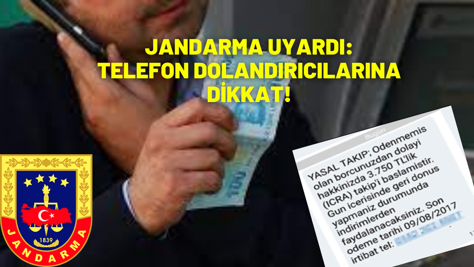 TELEFON DOLANDIRICILARINA DİKKAT!