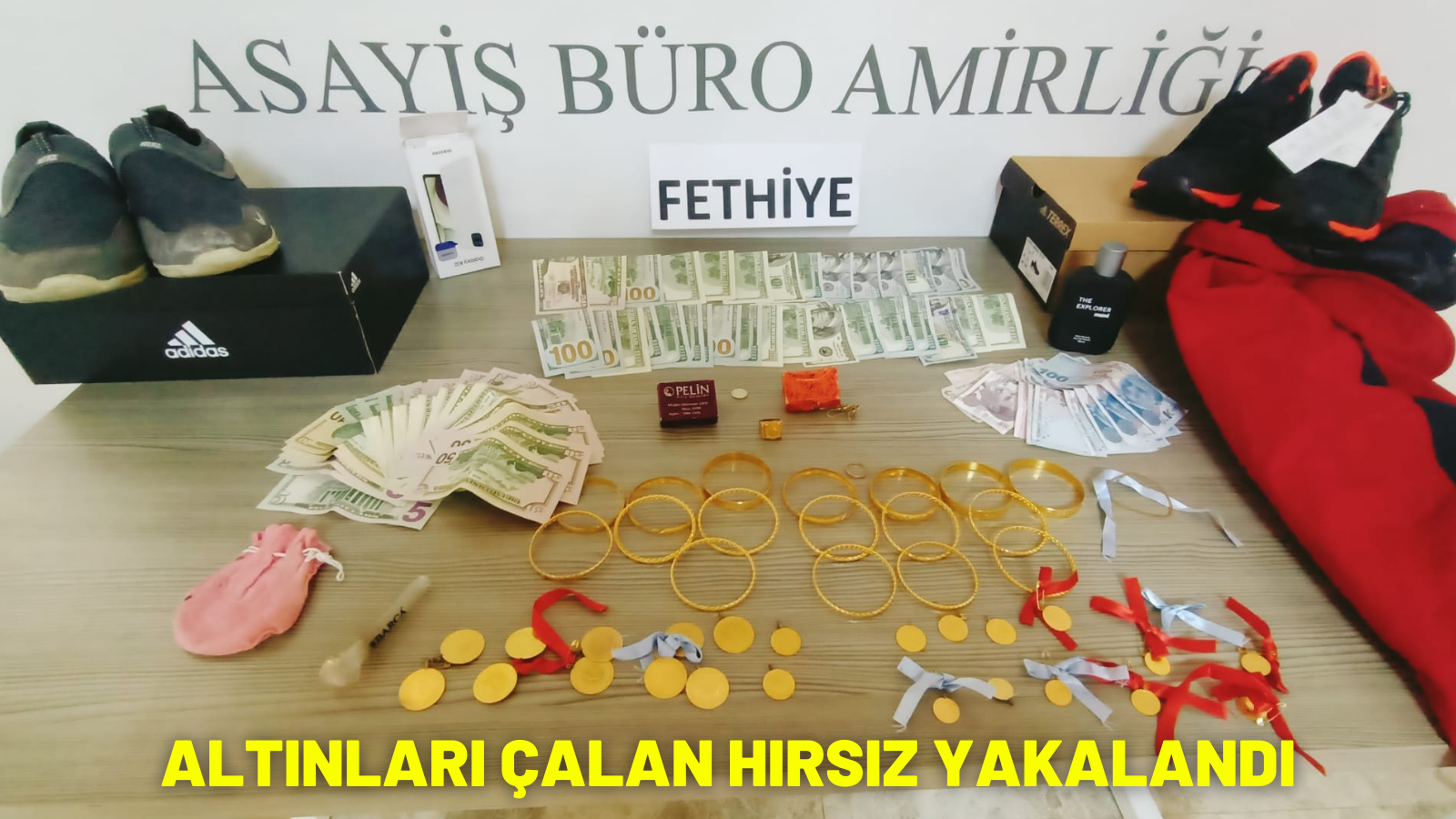 Muğla'da evden hırsızlık yaptığı belirlenen şüpheli Fethiye'de yakalandı