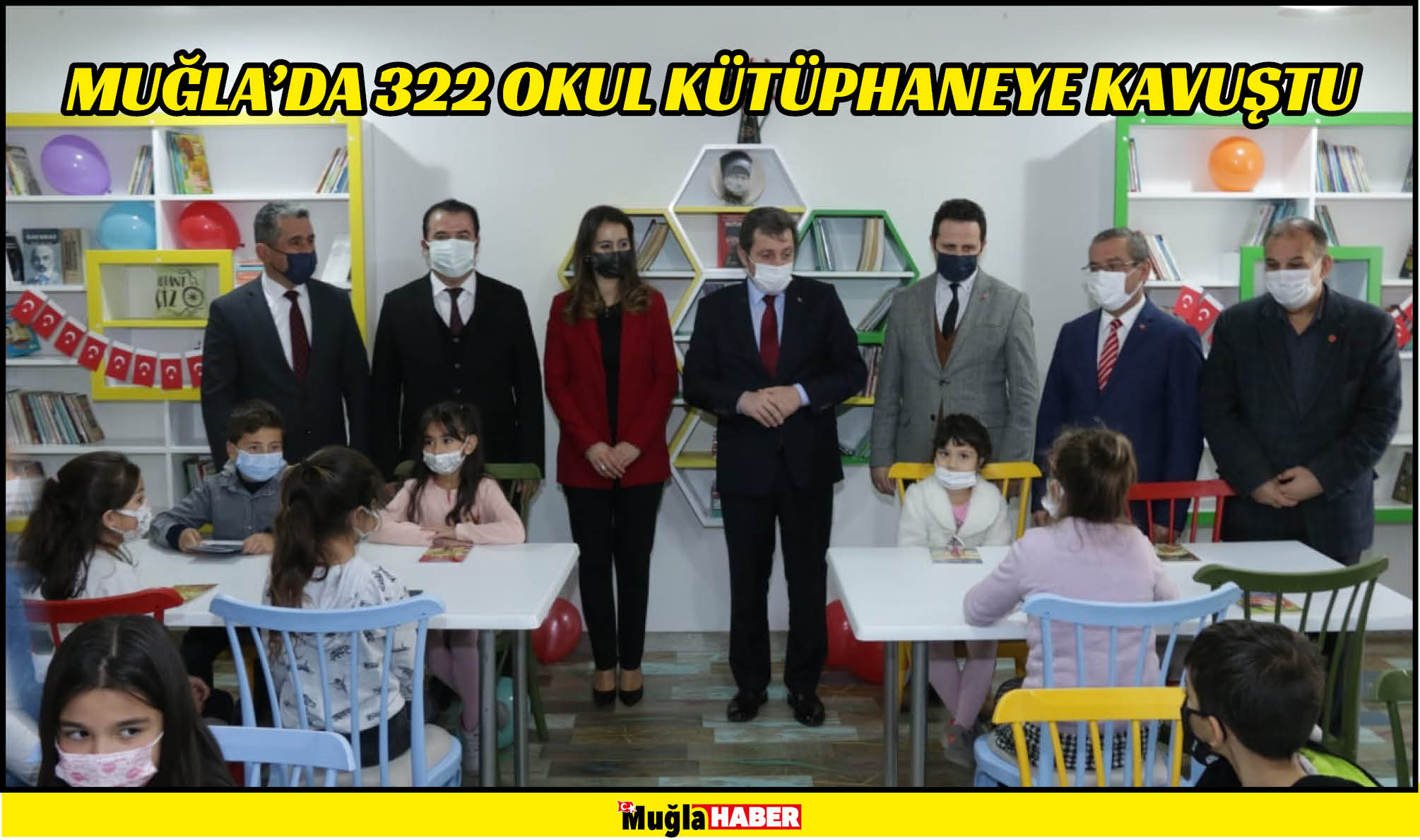  MUĞLA’DA 322 OKUL KÜTÜPHANEYE KAVUŞTU