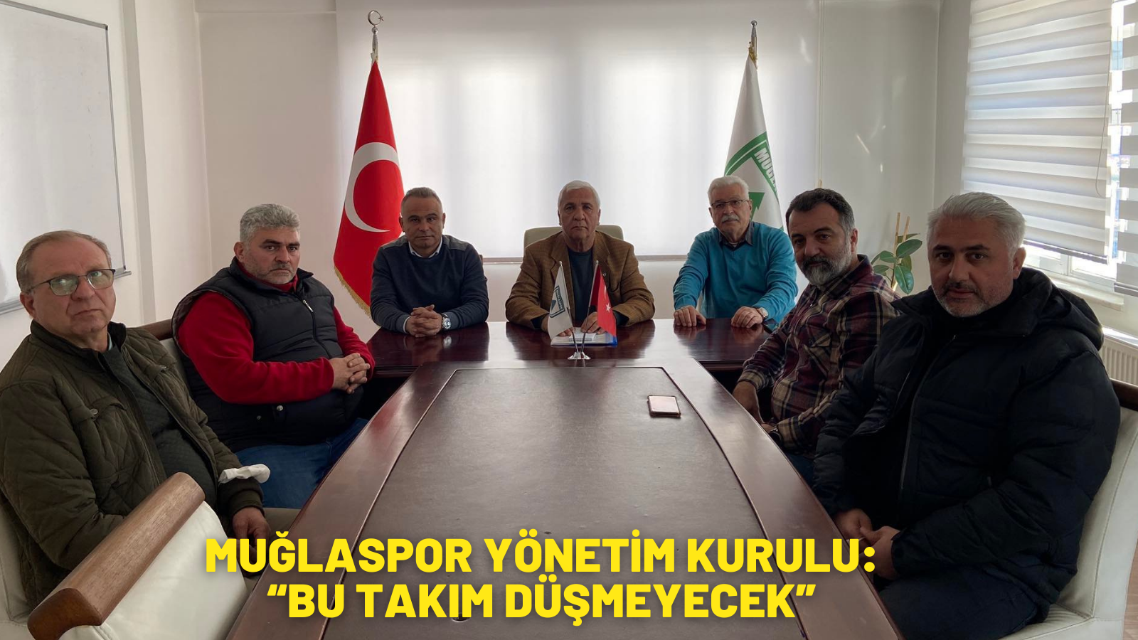 MUĞLASPOR YÖNETİM KURULU: “BU TAKIM DÜŞMEYECEK”