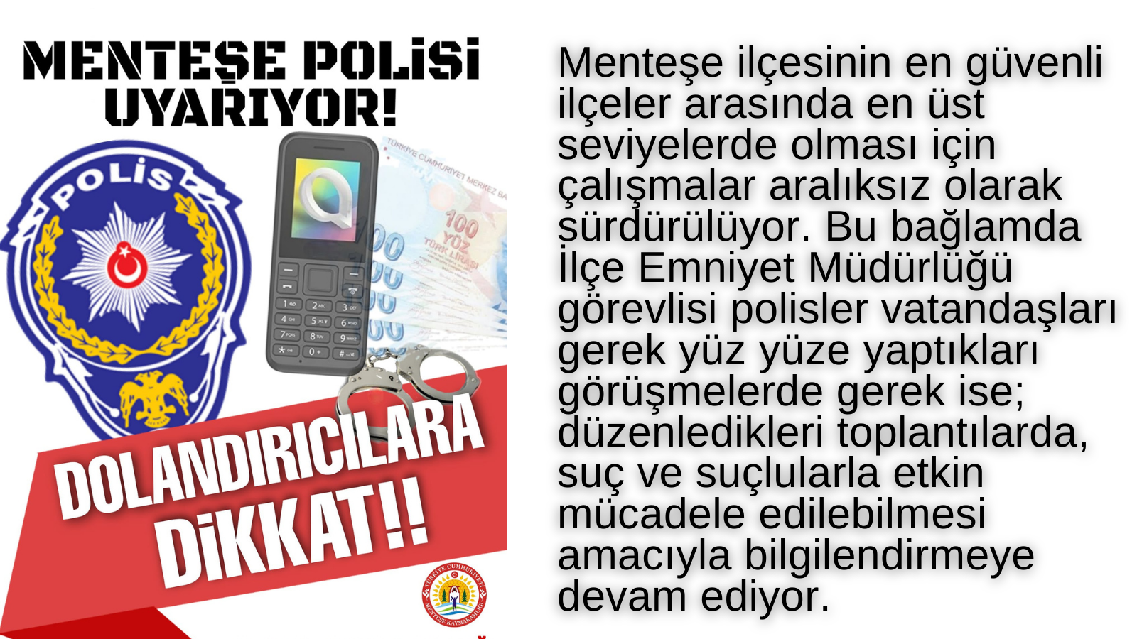 DOLANADIRICILARA DİKKAT!