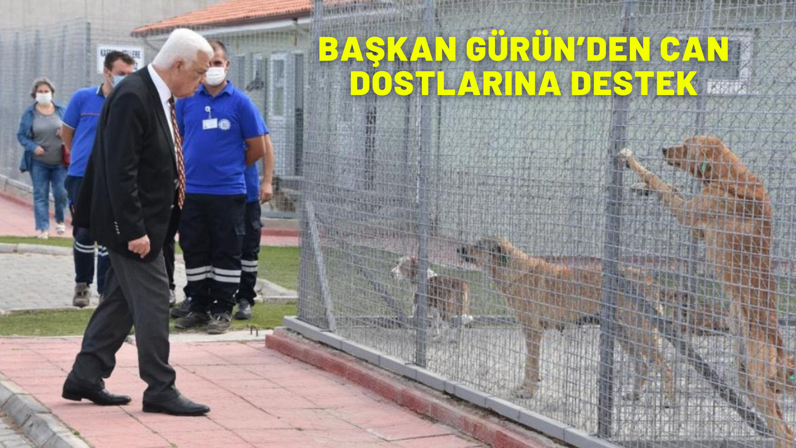 BAŞKAN GÜRÜN’DEN CAN DOSTLARINA DESTEK