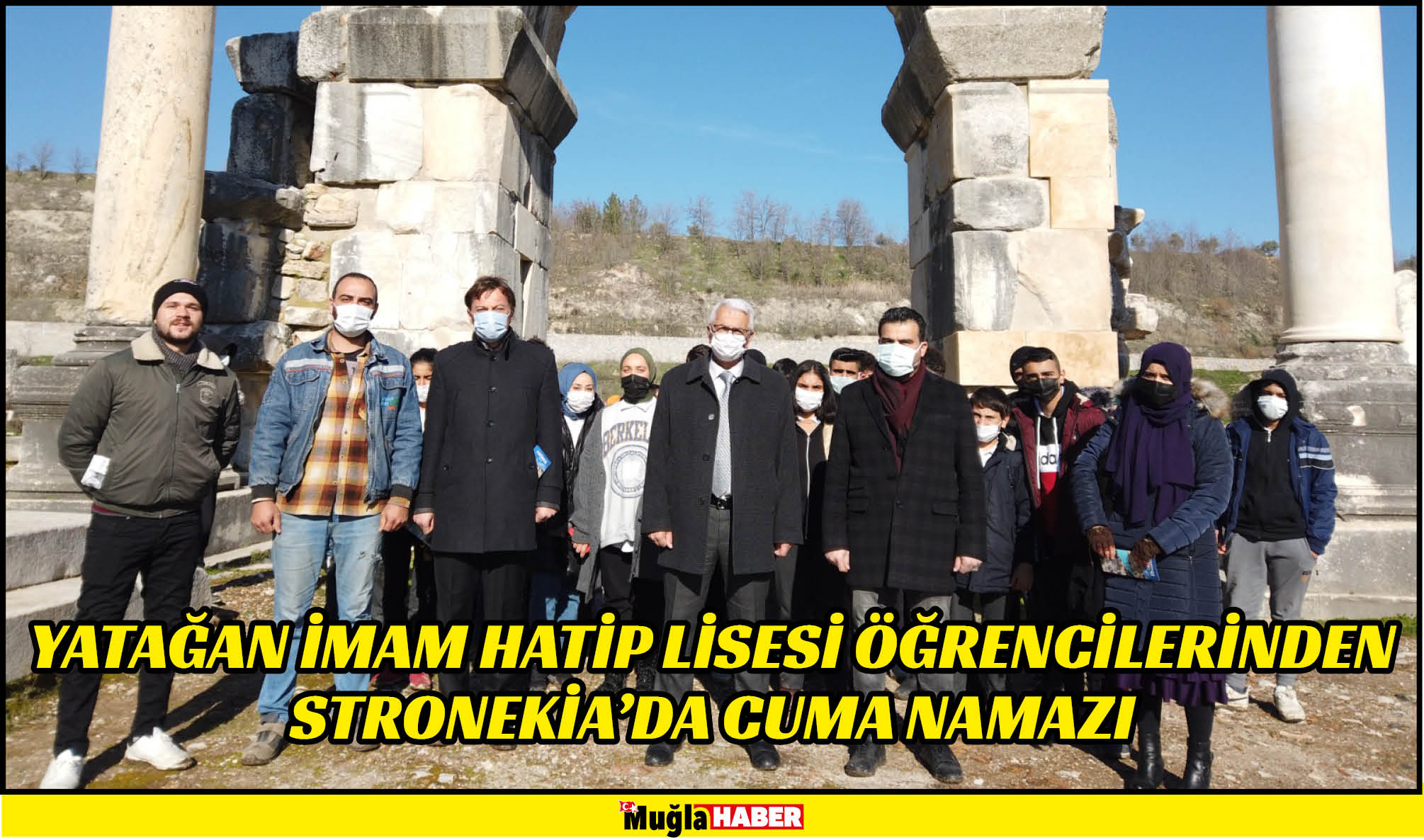 YATAĞAN İMAM HATİP LİSESİ ÖĞRENCİLERİNDEN STRONEKİA’DA CUMA NAMAZI