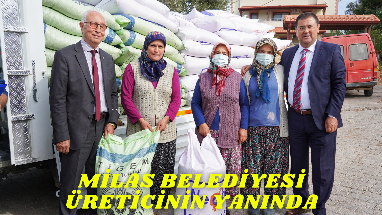 MİLAS BELEDİYESİ ÜRETİCİNİN YANINDA