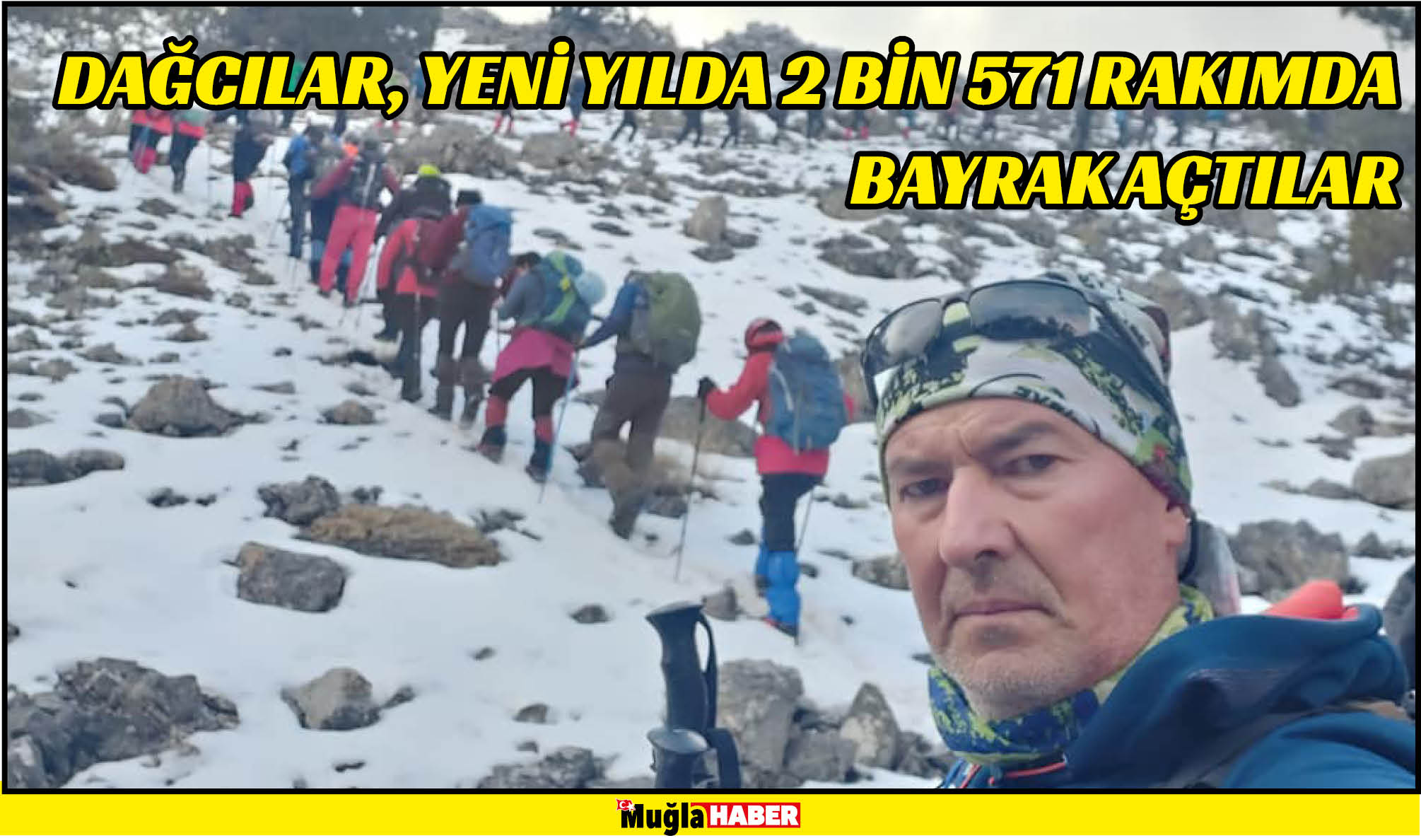 DAĞCILAR, YENİ YILDA 2 BİN 571 RAKIMDA BAYRAK AÇTILAR