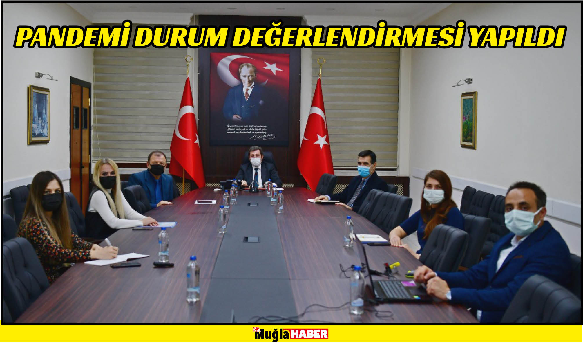 PANDEMİ DURUM DEĞERLENDİRMESİ YAPILDI 