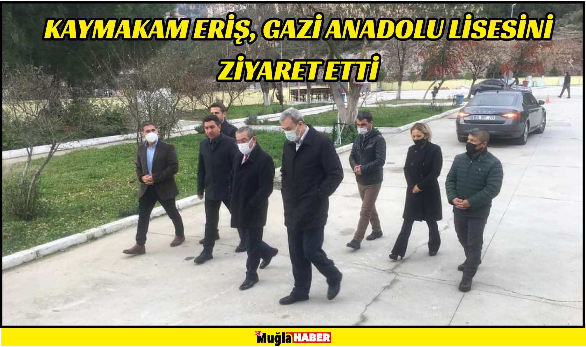 KAYMAKAM ERİŞ, GAZİ ANADOLU LİSESİNİ ZİYARET ETTİ