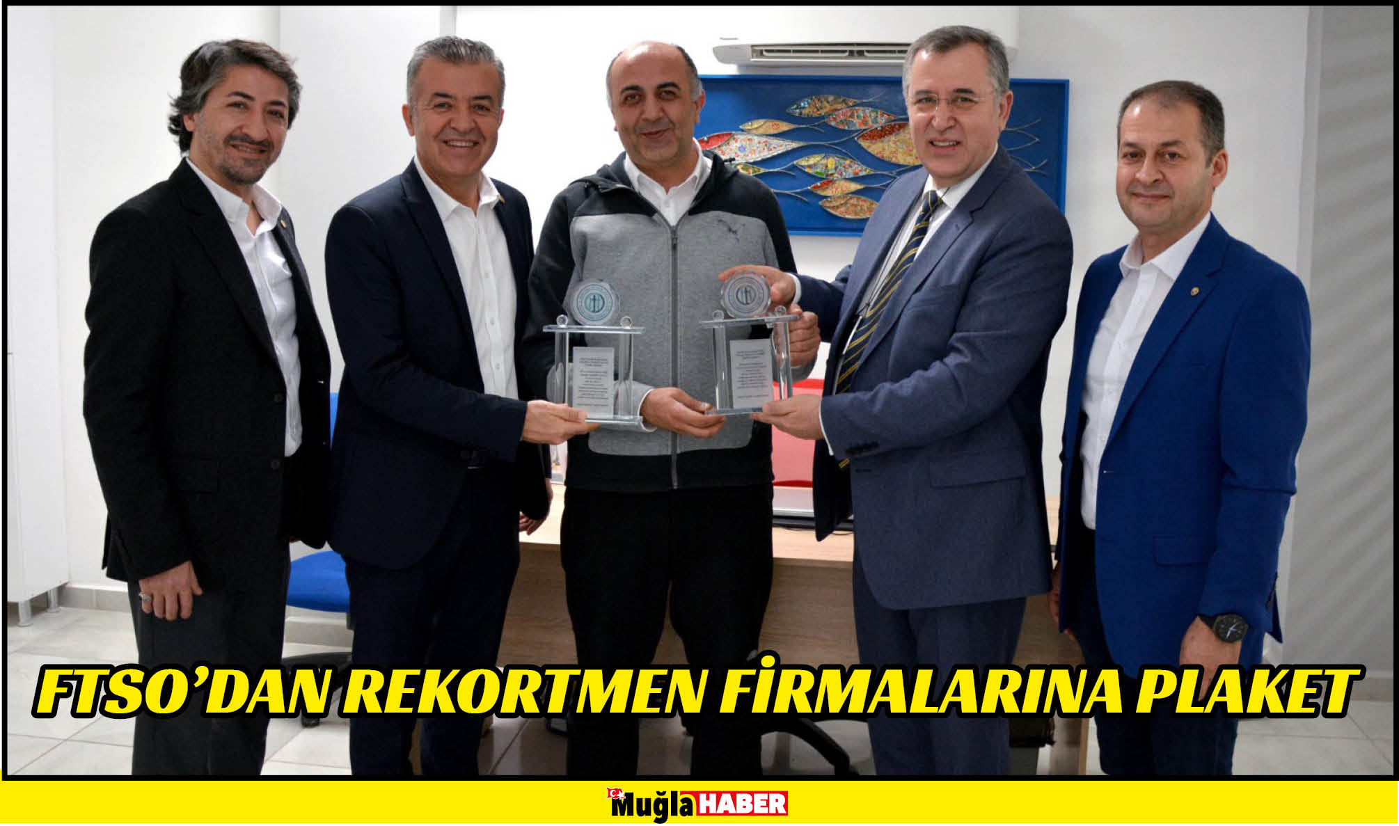 FTSO’DAN REKORTMEN FİRMALARINA PLAKET 