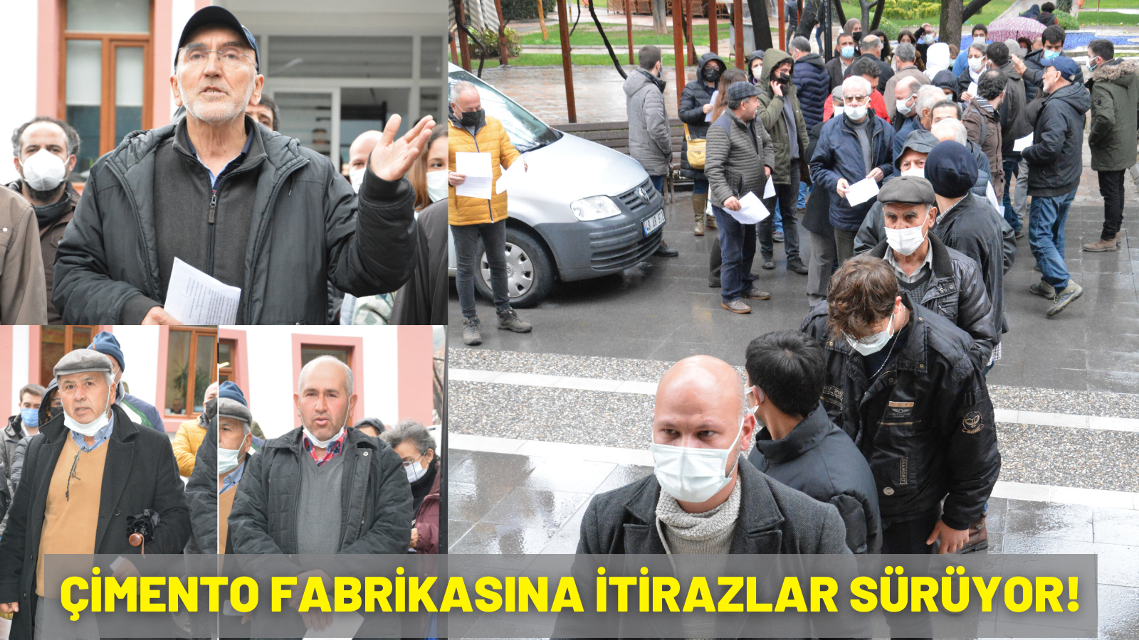 ÇİMENTO FABRİKASINA İTİRAZLAR SÜRÜYOR!