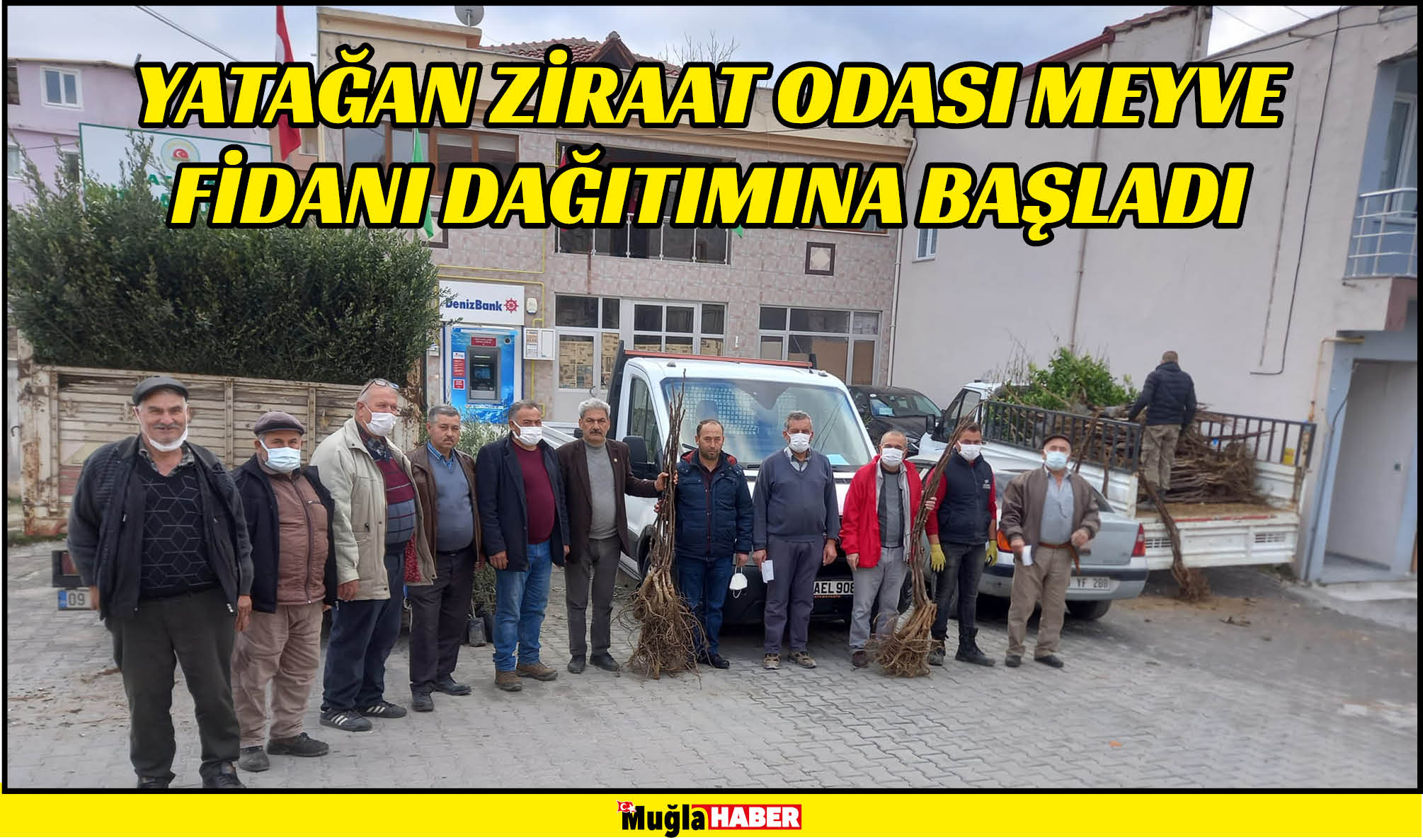 YATAĞAN ZİRAAT ODASI MEYVE FİDANI DAĞITIMINA BAŞLADI