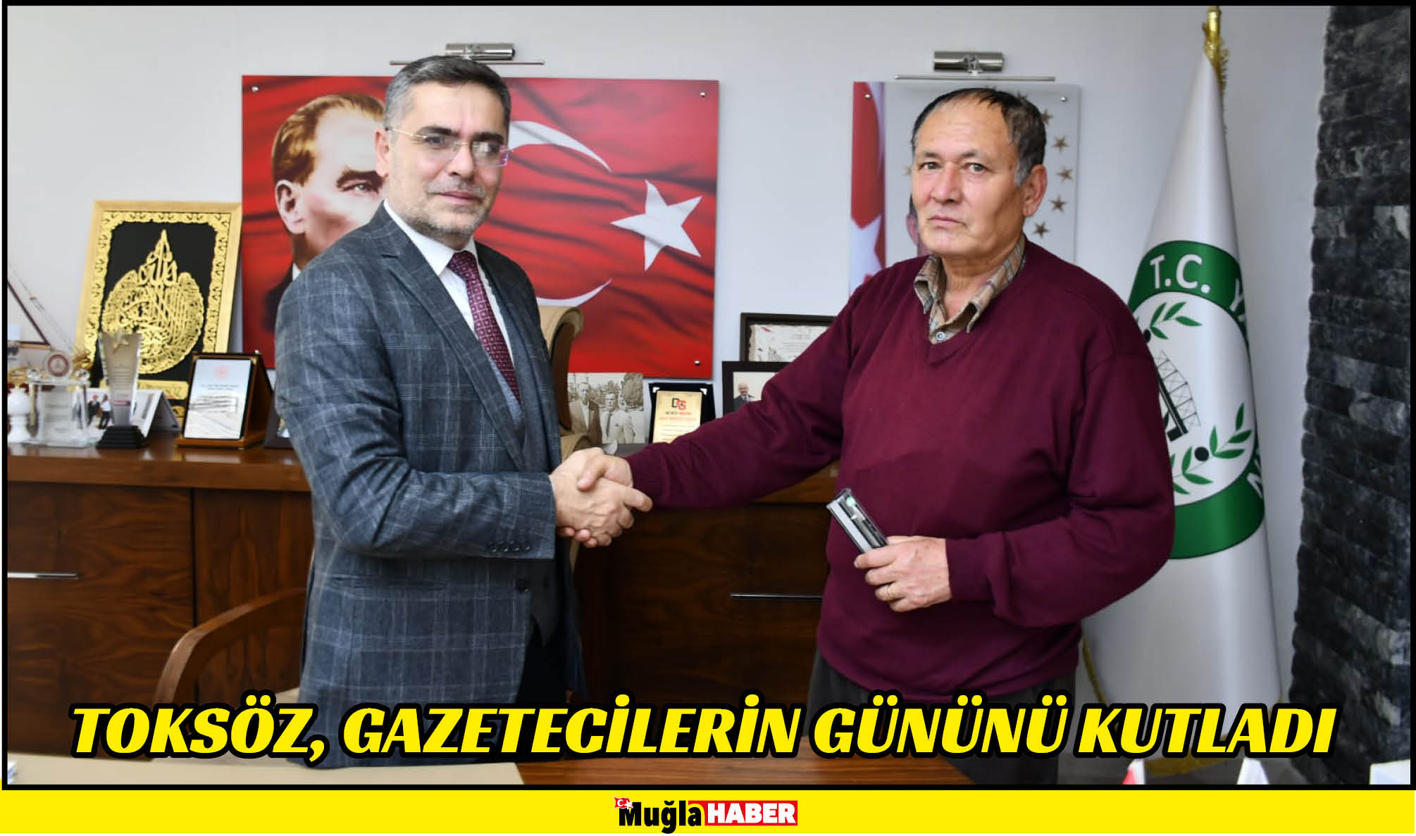 TOKSÖZ, GAZETECİLERİN GÜNÜNÜ KUTLADI