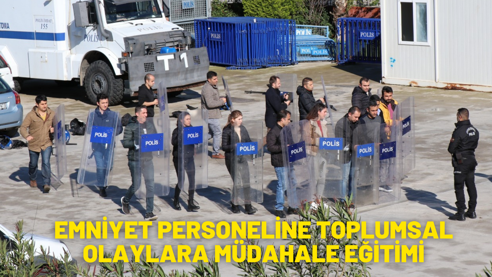 Muğla'da emniyet personeline toplumsal olaylara müdahale eğitimi