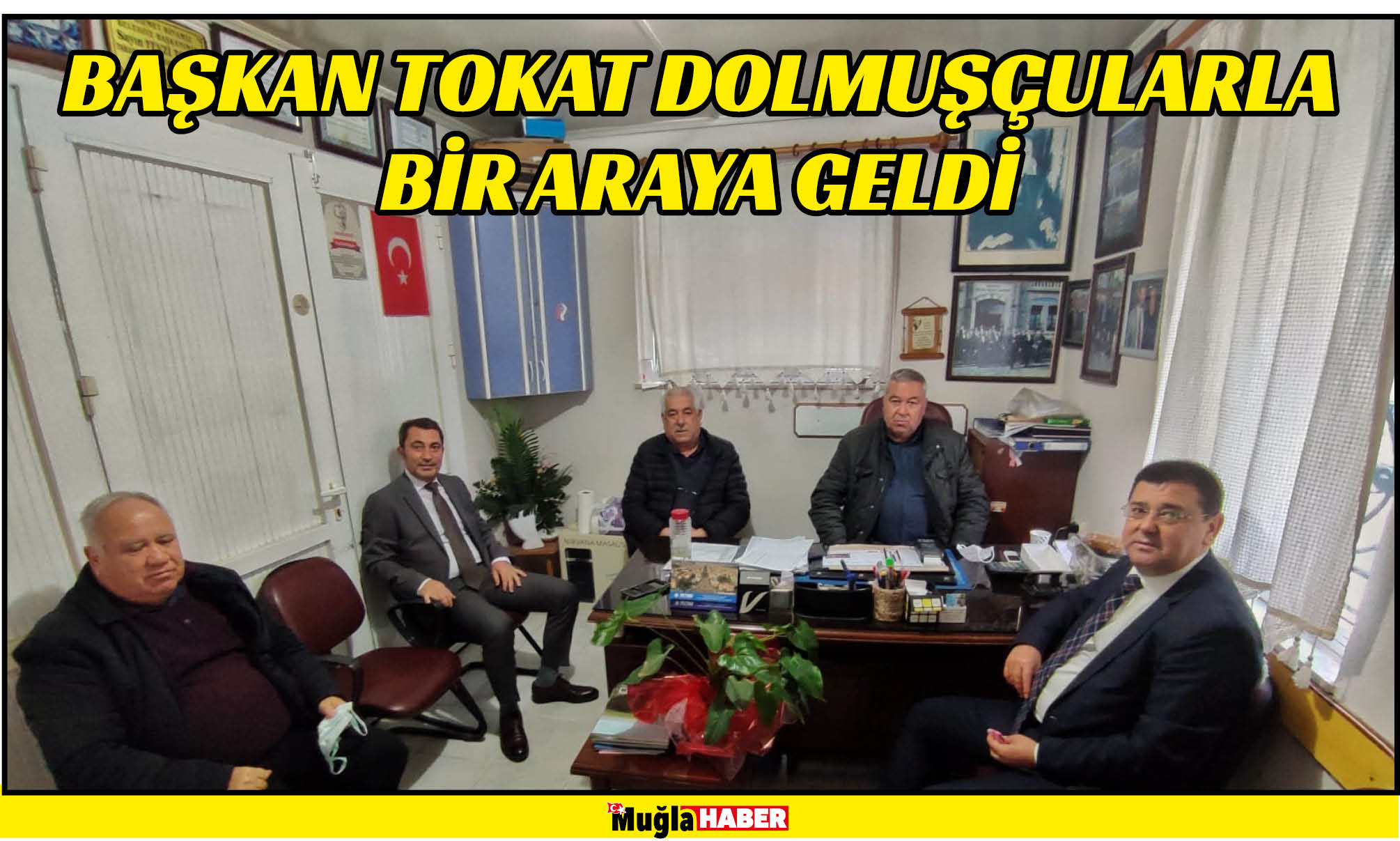 BAŞKAN TOKAT DOLMUŞÇULARLA BİR ARAYA GELDİ