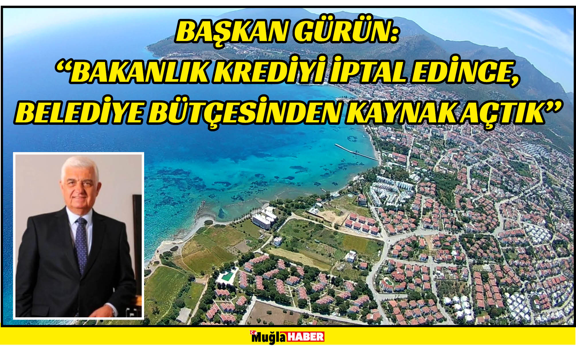 BAŞKAN GÜRÜN:  “BAKANLIK KREDİYİ İPTAL EDİNCE, BELEDİYE BÜTÇESİNDEN KAYNAK AÇTIK”