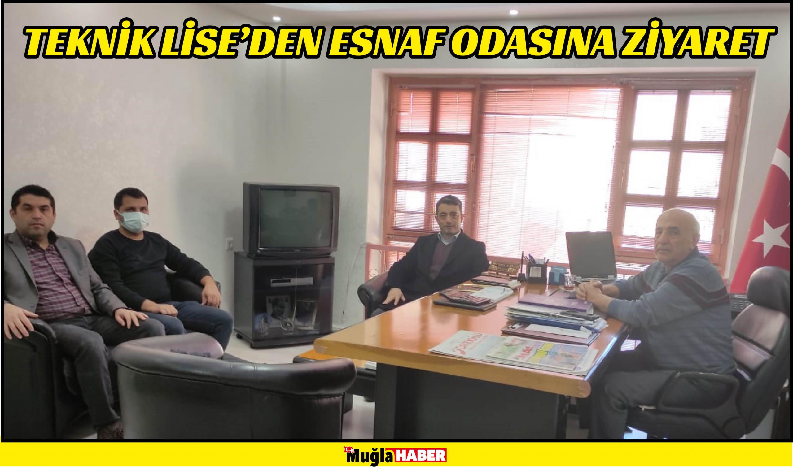 TEKNİK LİSE’DEN ESNAF ODASINA ZİYARET