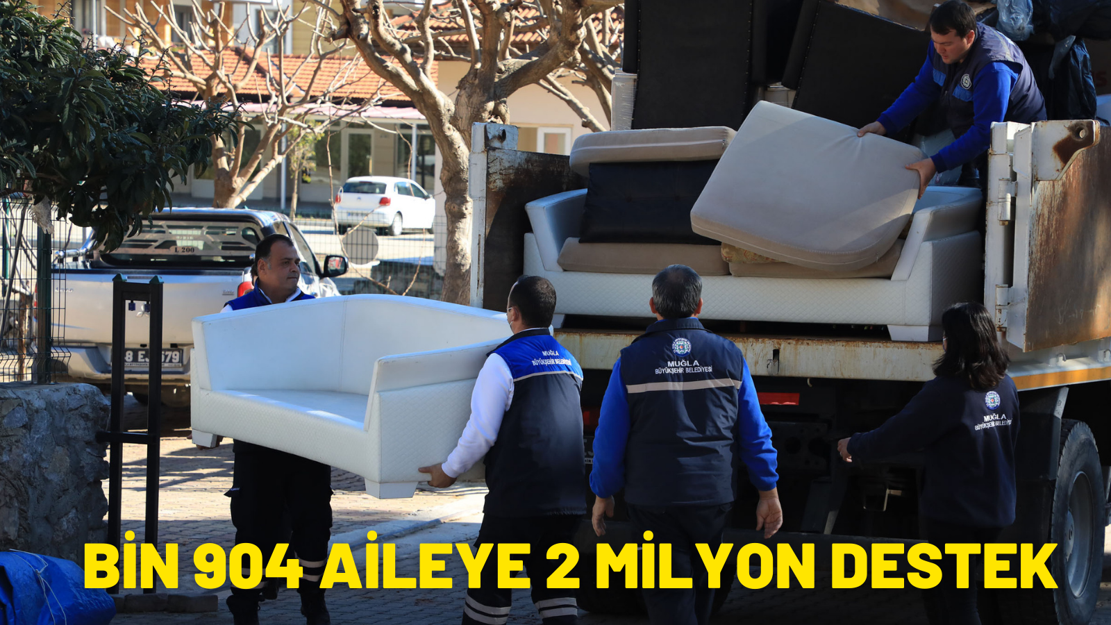 BİN 904 AİLEYE 2 MİLYON DESTEK