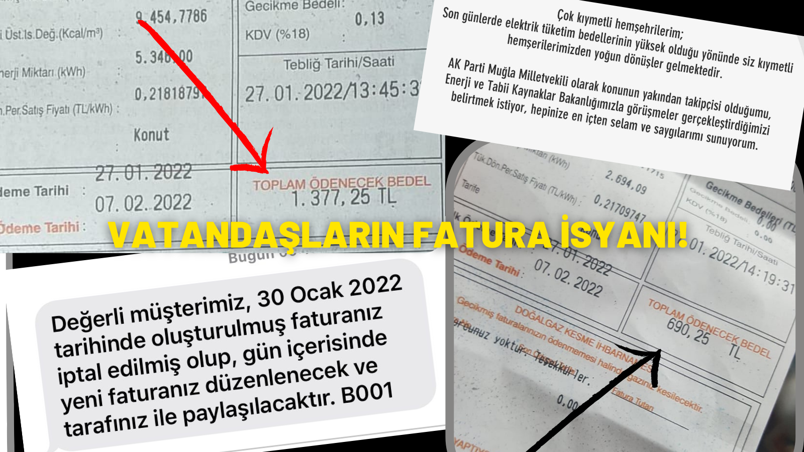 VATANDAŞLARIN FATURA İSYANI!