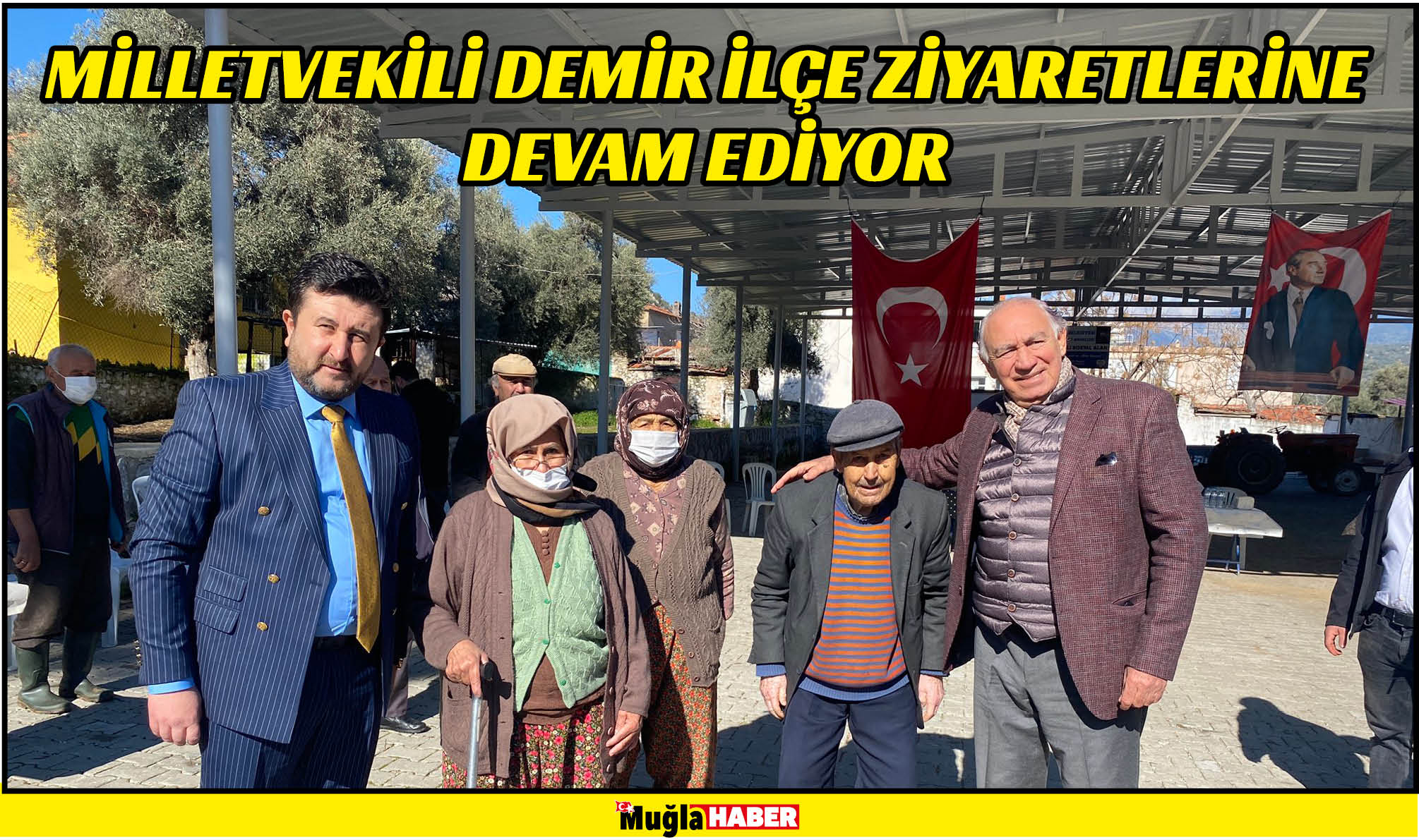 MİLLETVEKİLİ DEMİR İLÇE ZİYARETLERİNE DEVAM EDİYOR