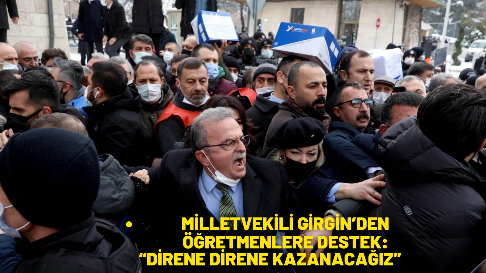 MİLLETVEKİLİ GİRGİN’DEN ÖĞRETMENLERE DESTEK:  “DİRENE DİRENE KAZANACAĞIZ”   