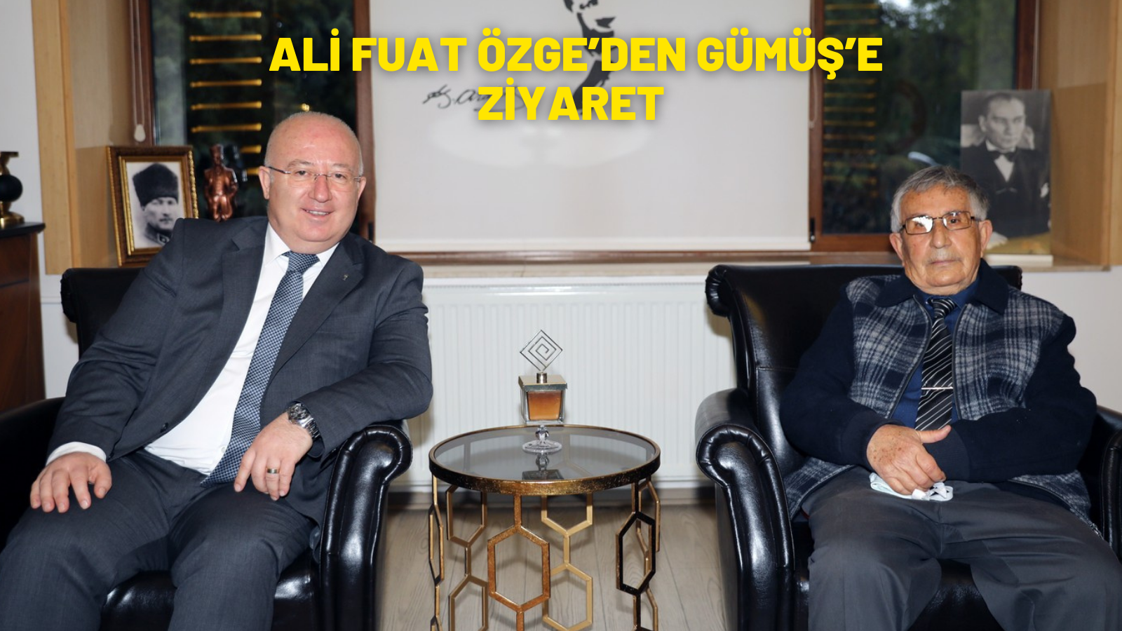 ALİ FUAT ÖZGE’DEN GÜMÜŞ’E ZİYARET