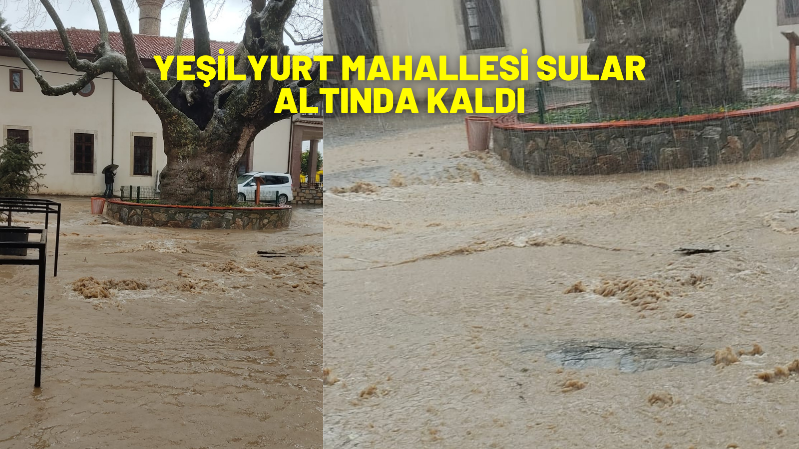 YEŞİLYURT MAHALLESİ SULAR ALTINDA KALDI