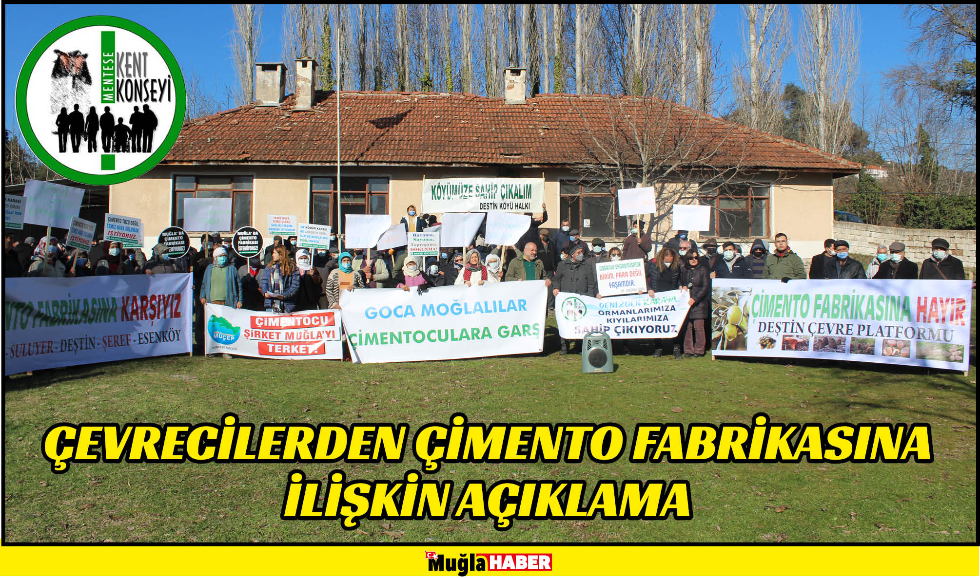 ÇEVRECİLERDEN ÇİMENTO FABRİKASINA İLİŞKİN AÇIKLAMA