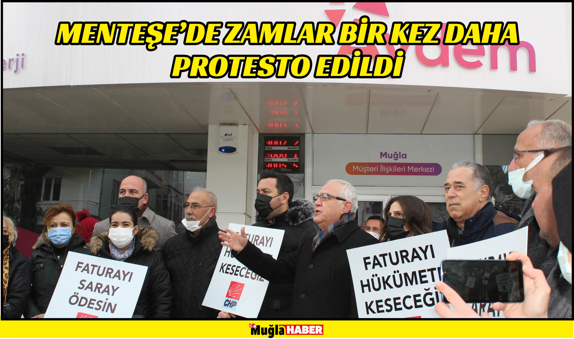 MENTEŞE’DE ZAMLAR BİR KEZ DAHA PROTESTO EDİLDİ