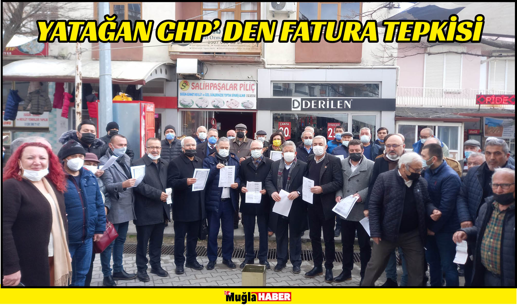 YATAĞAN CHP’ DEN FATURA TEPKİSİ