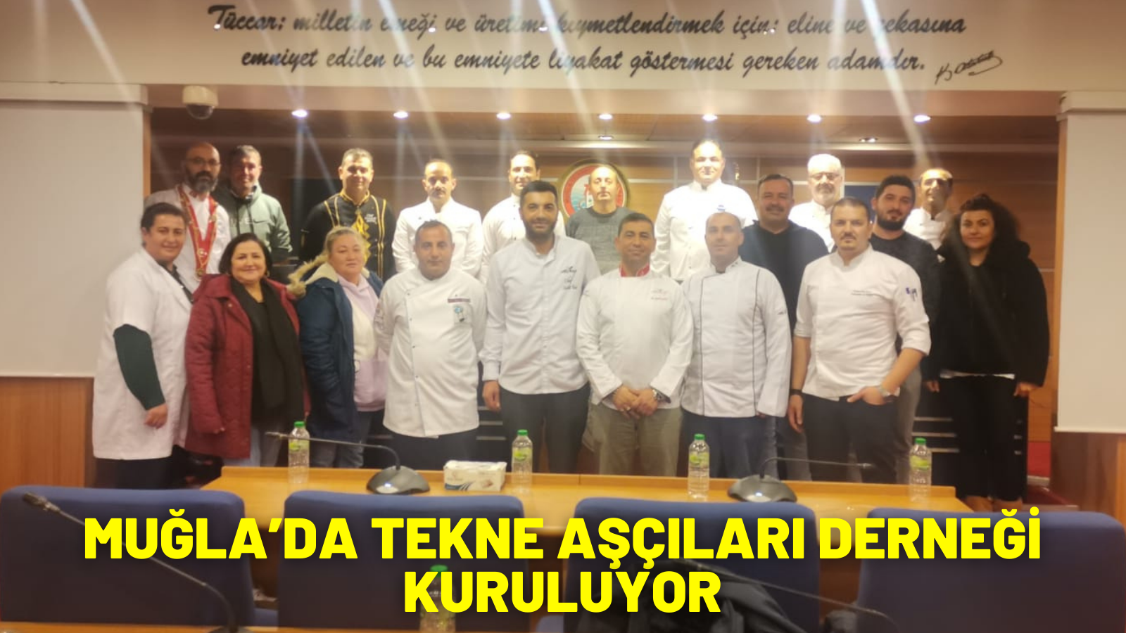 MUĞLA’DA TEKNE AŞÇILARI DERNEĞİ KURULUYOR