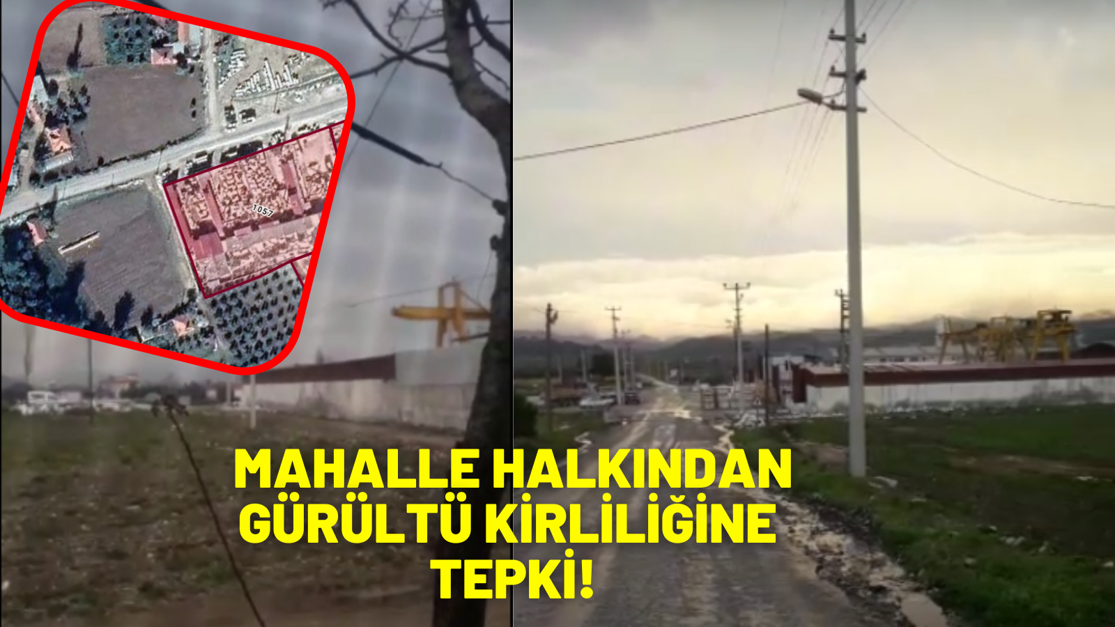 MAHALLE HALKINDAN GÜRÜLTÜ KİRLİLİĞİNE TEPKİ!