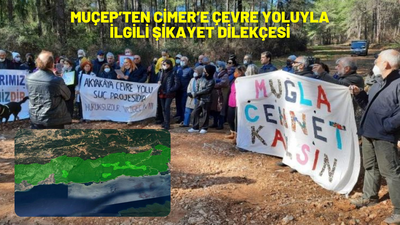 MUÇEP’TEN CİMER’E ÇEVRE YOLUYLA İLGİLİ ŞİKAYET DİLEKÇESİ