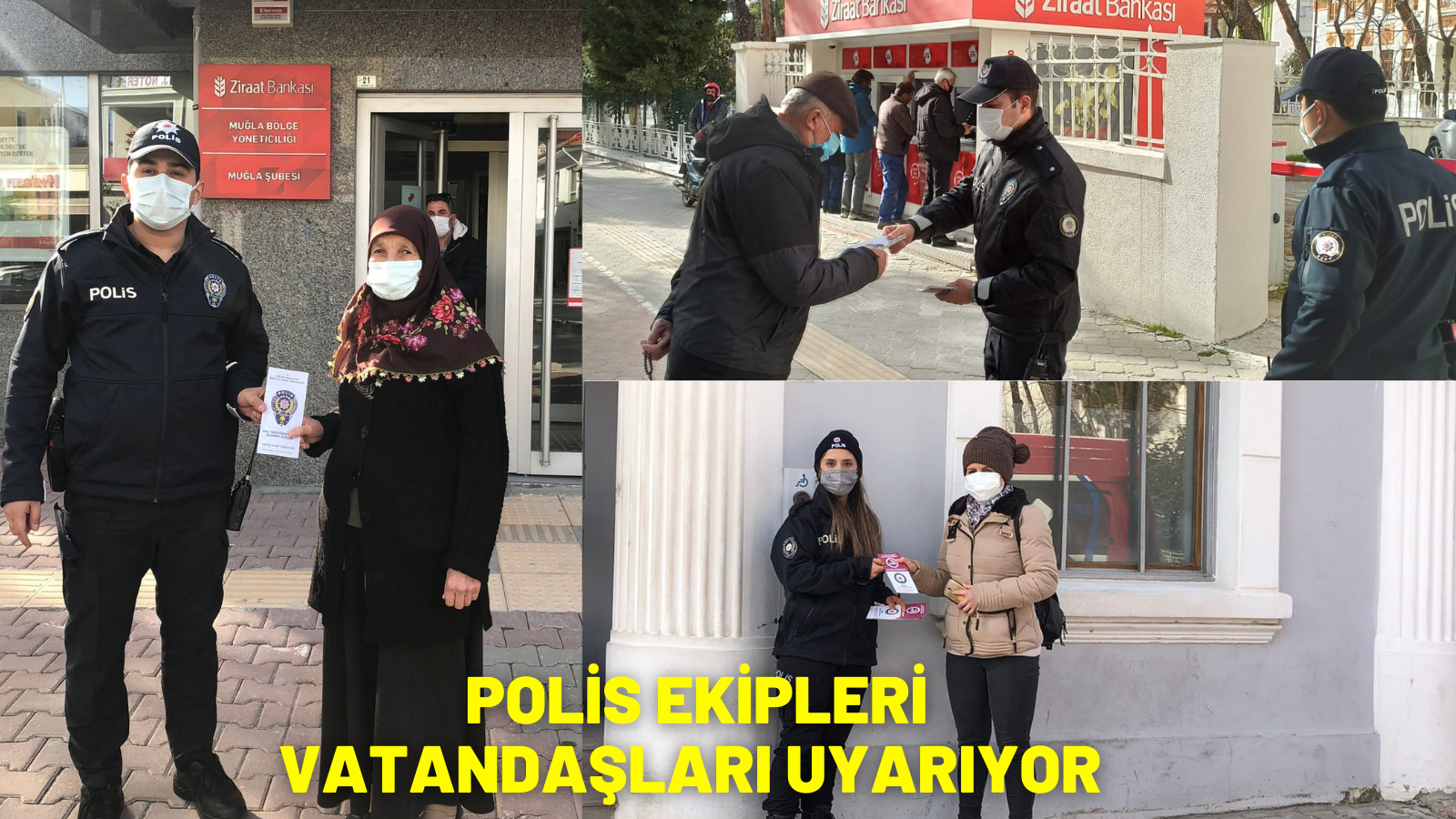 POLİS EKİPLERİ VATANDAŞLARI UYARIYOR