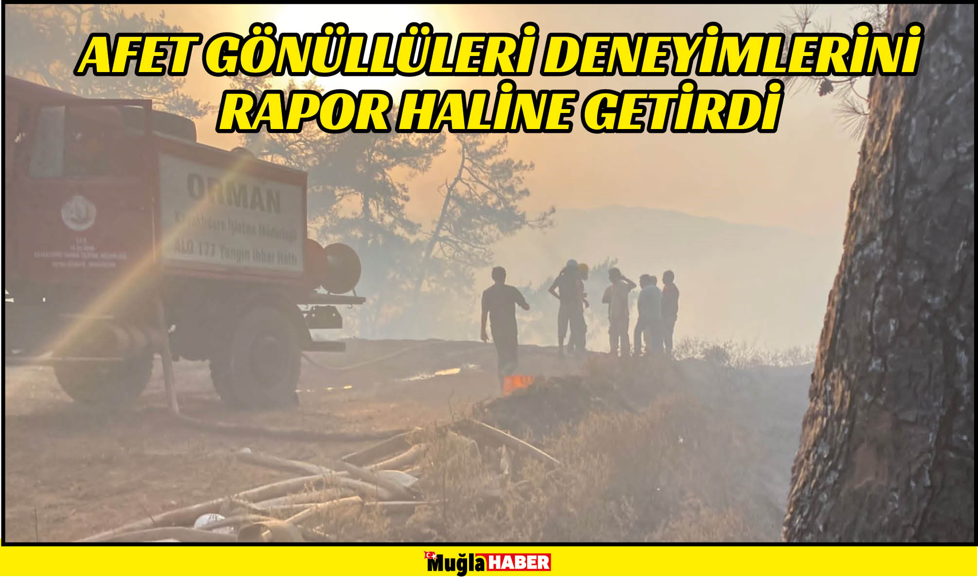 AFET GÖNÜLLÜLERİ DENEYİMLERİNİ RAPOR HALİNE GETİRDİ