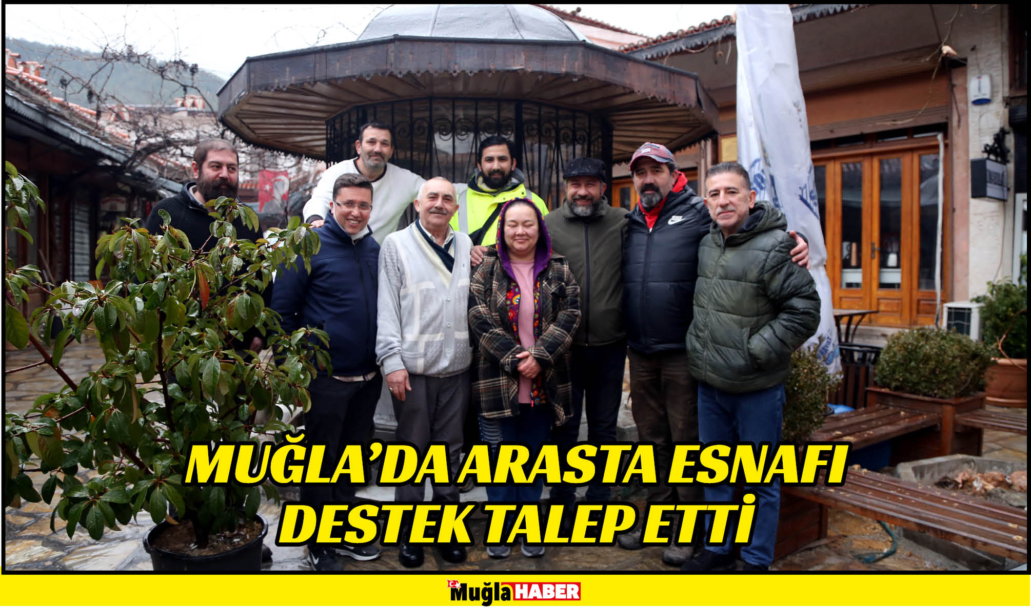 Muğla'da arasta esnafı destek talep etti