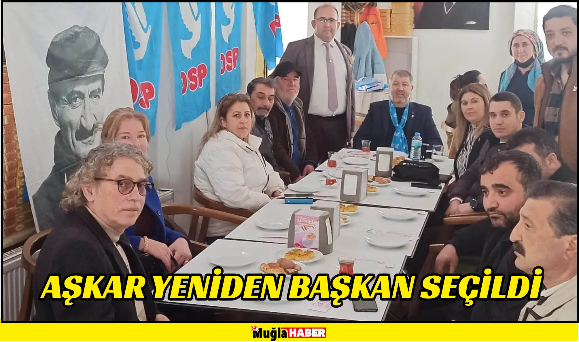 AŞKAR YENİDEN BAŞKAN SEÇİLDİ