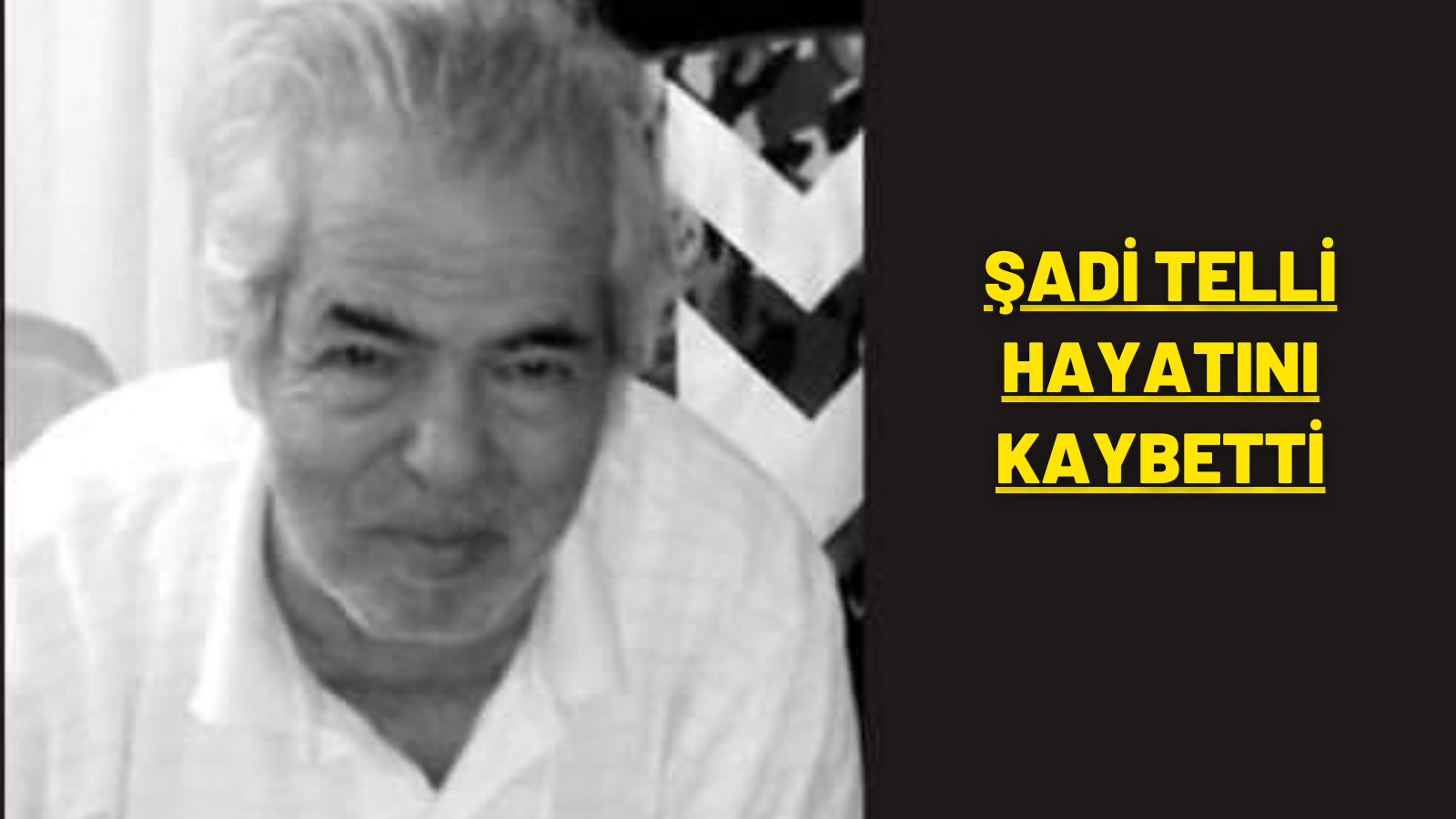 ŞADİ TELLİ HAYATINI KAYBETTİ