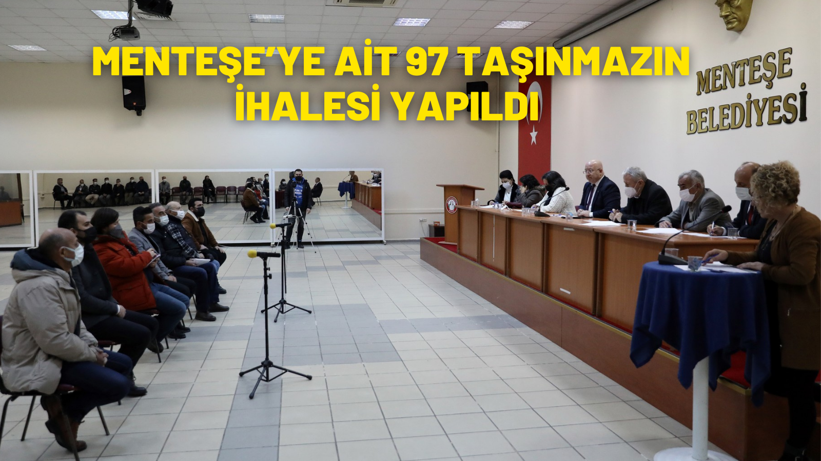 MENTEŞE’YE AİT 97 TAŞINMAZIN İHALESİ YAPILDI