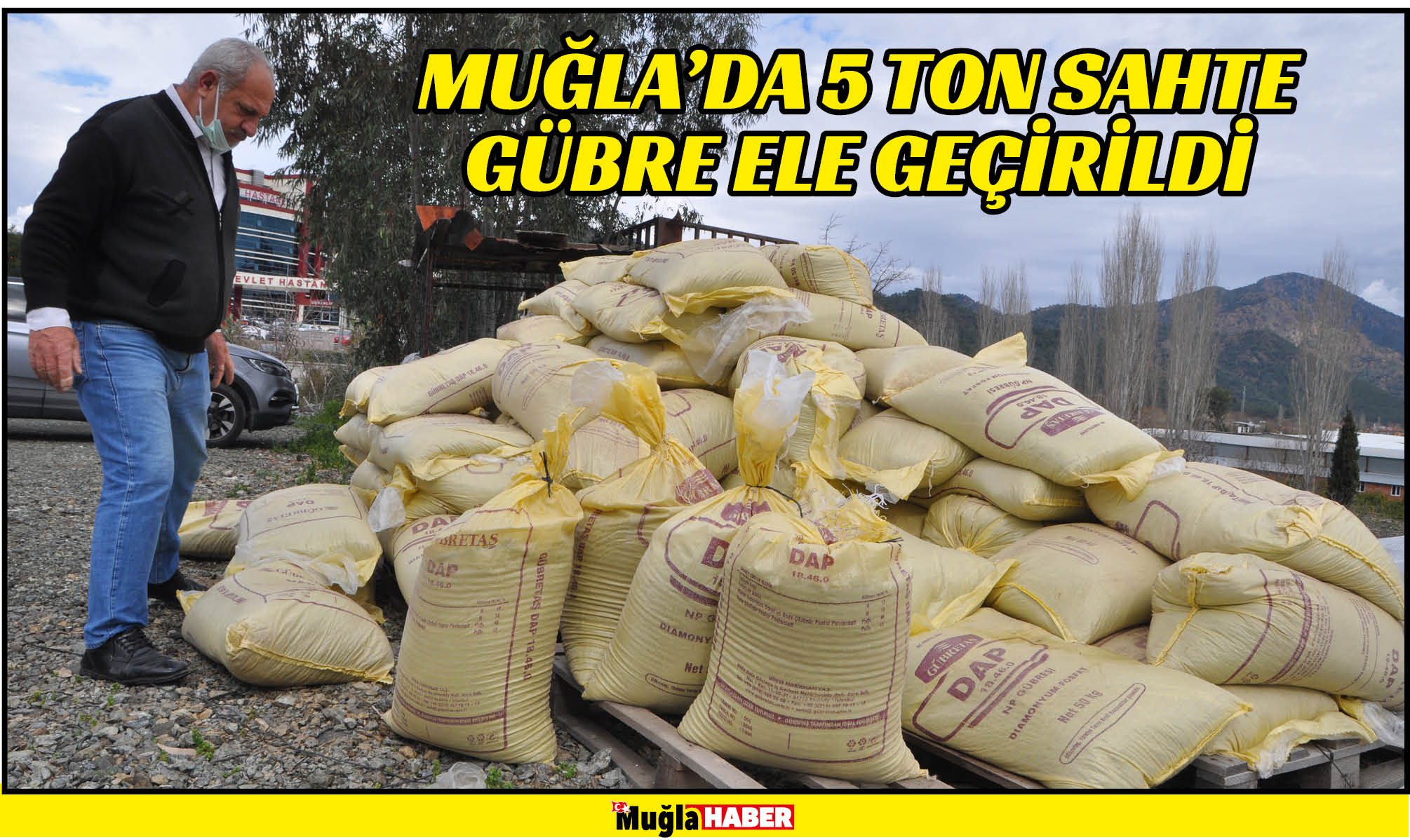 Muğla’da 5 ton sahte gübre ele geçirildi