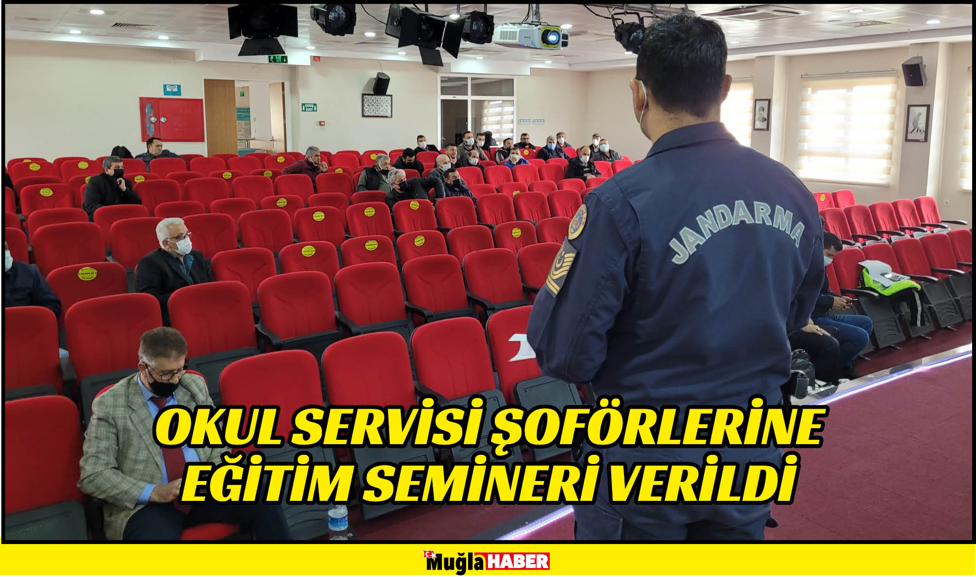 OKUL SERVİSİ ŞOFÖRLERİNE EĞİTİM SEMİNERİ VERİLDİ