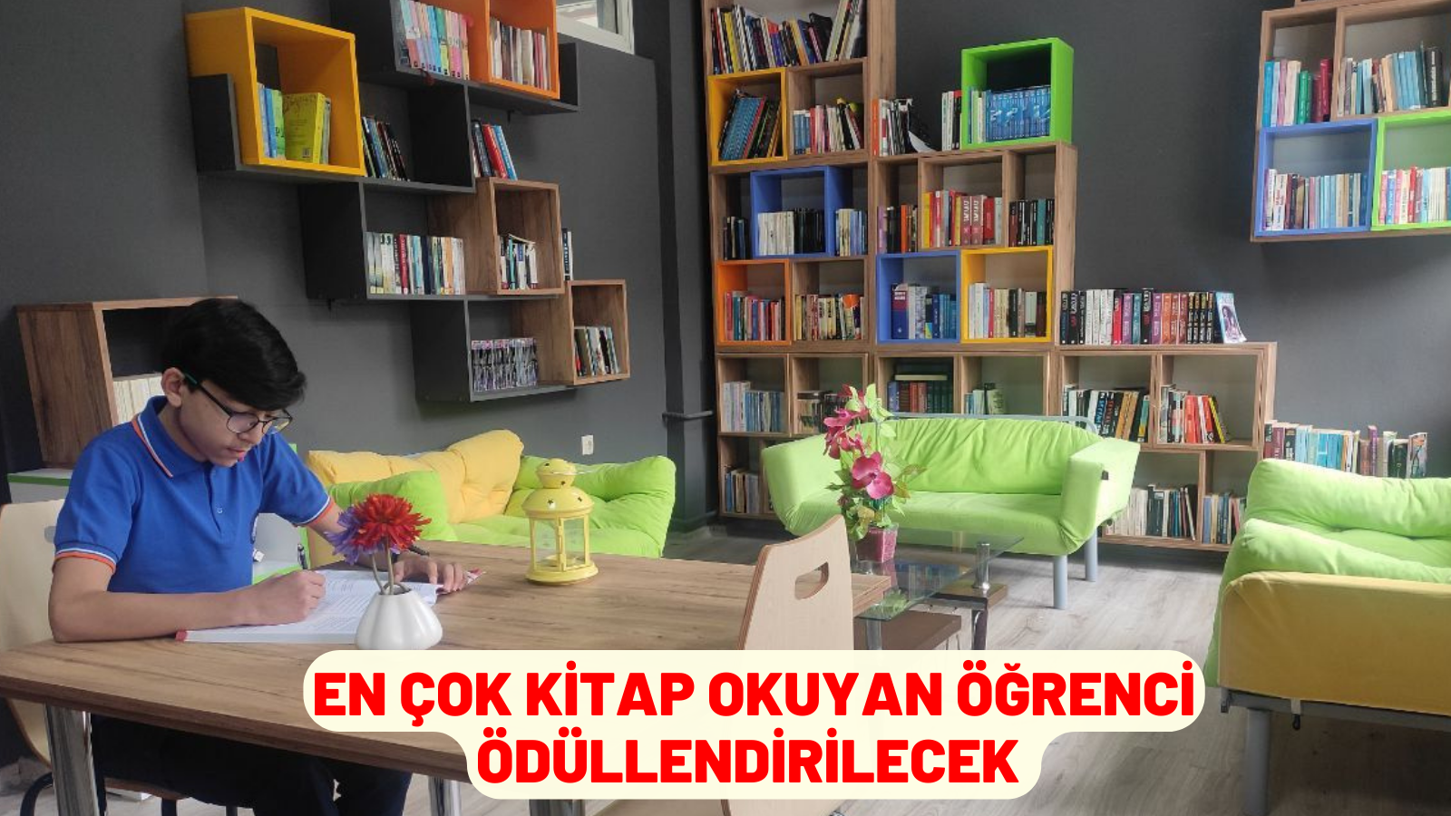 EN ÇOK KİTAP OKUYAN ÖĞRENCİ ÖDÜLLENDİRİLECEK