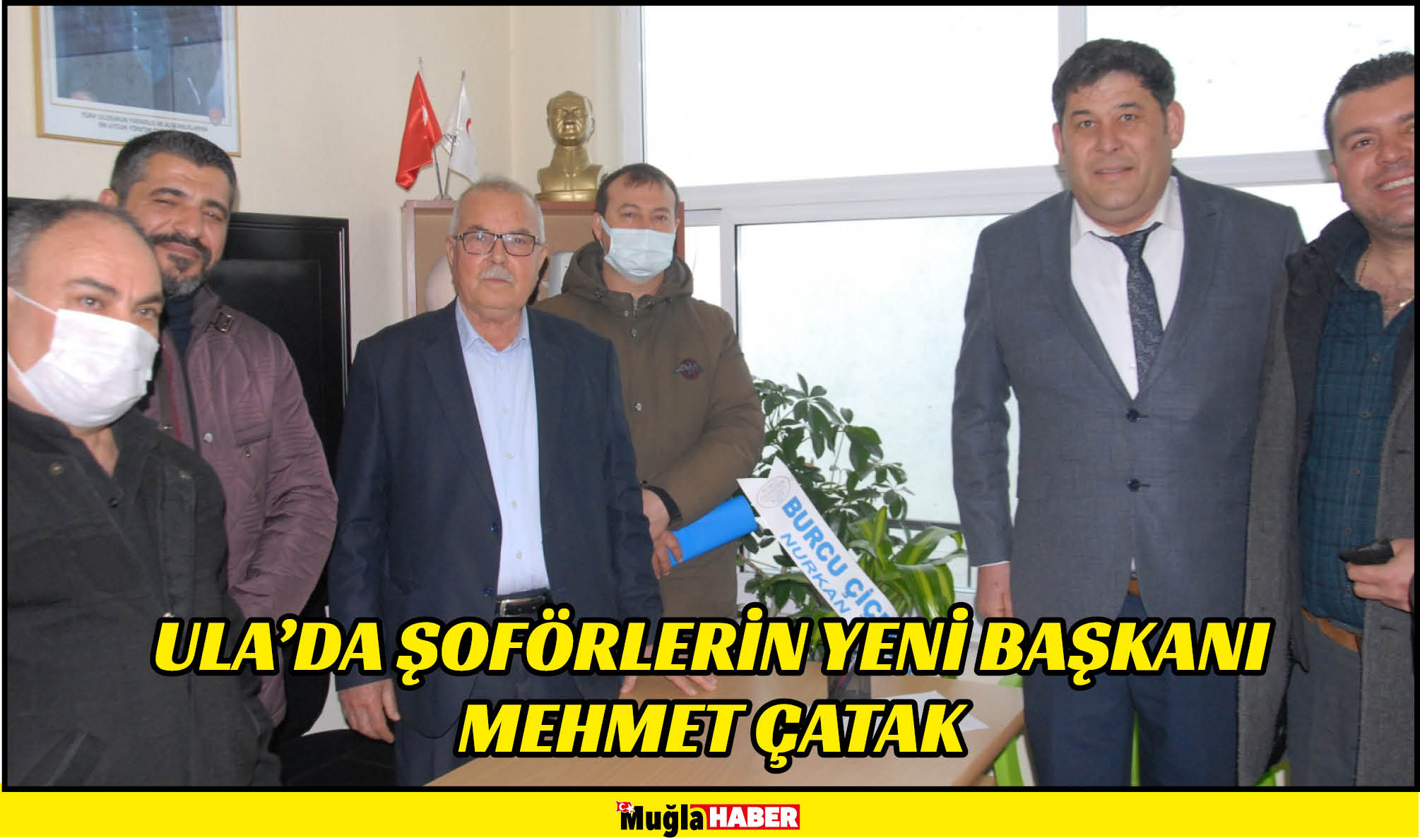 ULA’DA ŞOFÖRLERİN YENİ BAŞKANI MEHMET ÇATAK