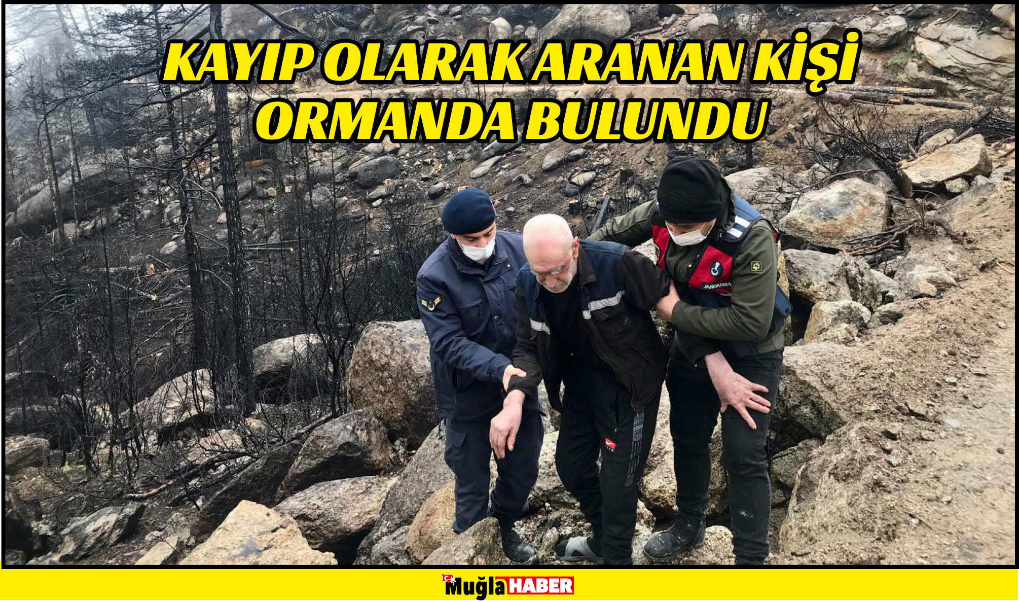 KAYIP OLARAK ARANAN KİŞİ ORMANDA BULUNDU