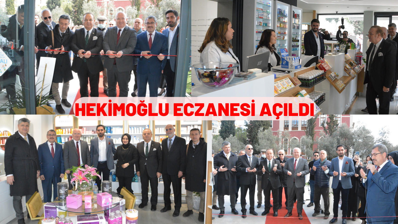 HEKİMOĞLU ECZANESİ AÇILDI