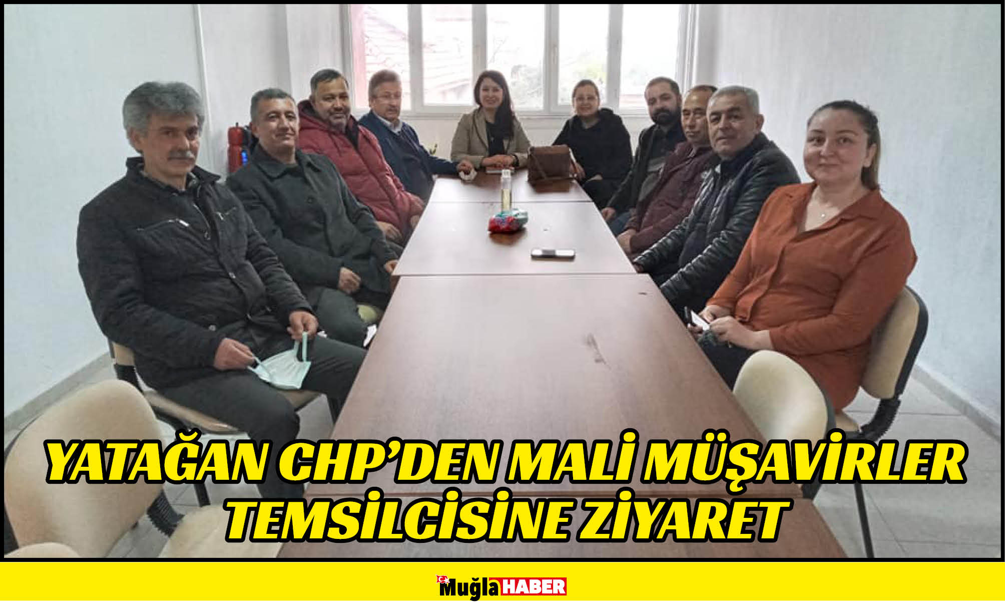 YATAĞAN CHP’DEN MALİ MÜŞAVİRLER TEMSİLCİSİNE ZİYARET