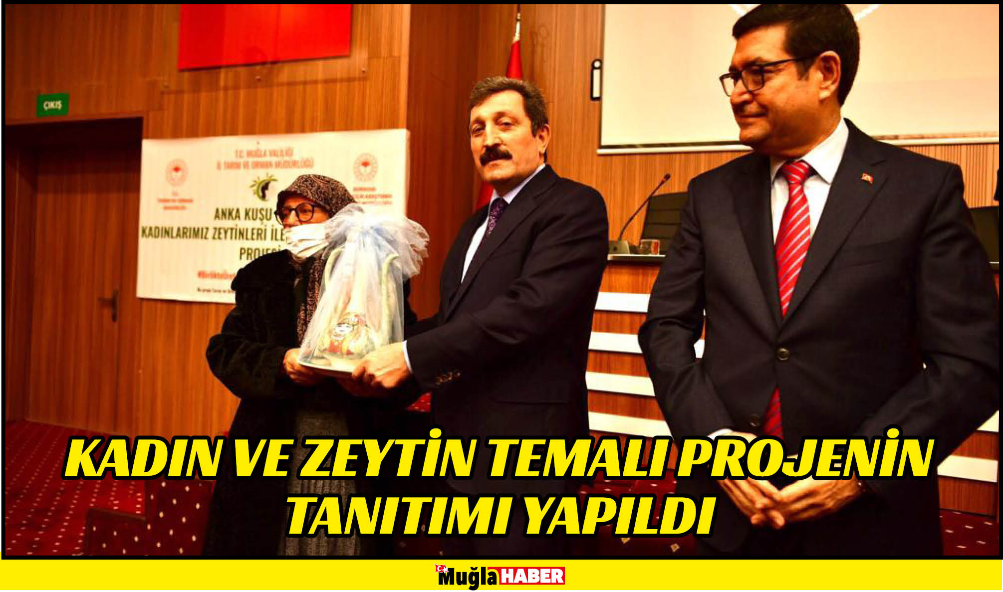 KADIN VE ZEYTİN TEMALI PROJENİN TANITIMI YAPILDI