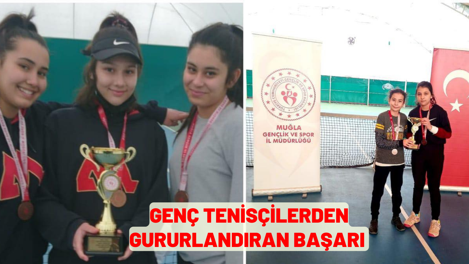 GENÇ TENİSÇİLERDEN GURURLANDIRAN BAŞARI