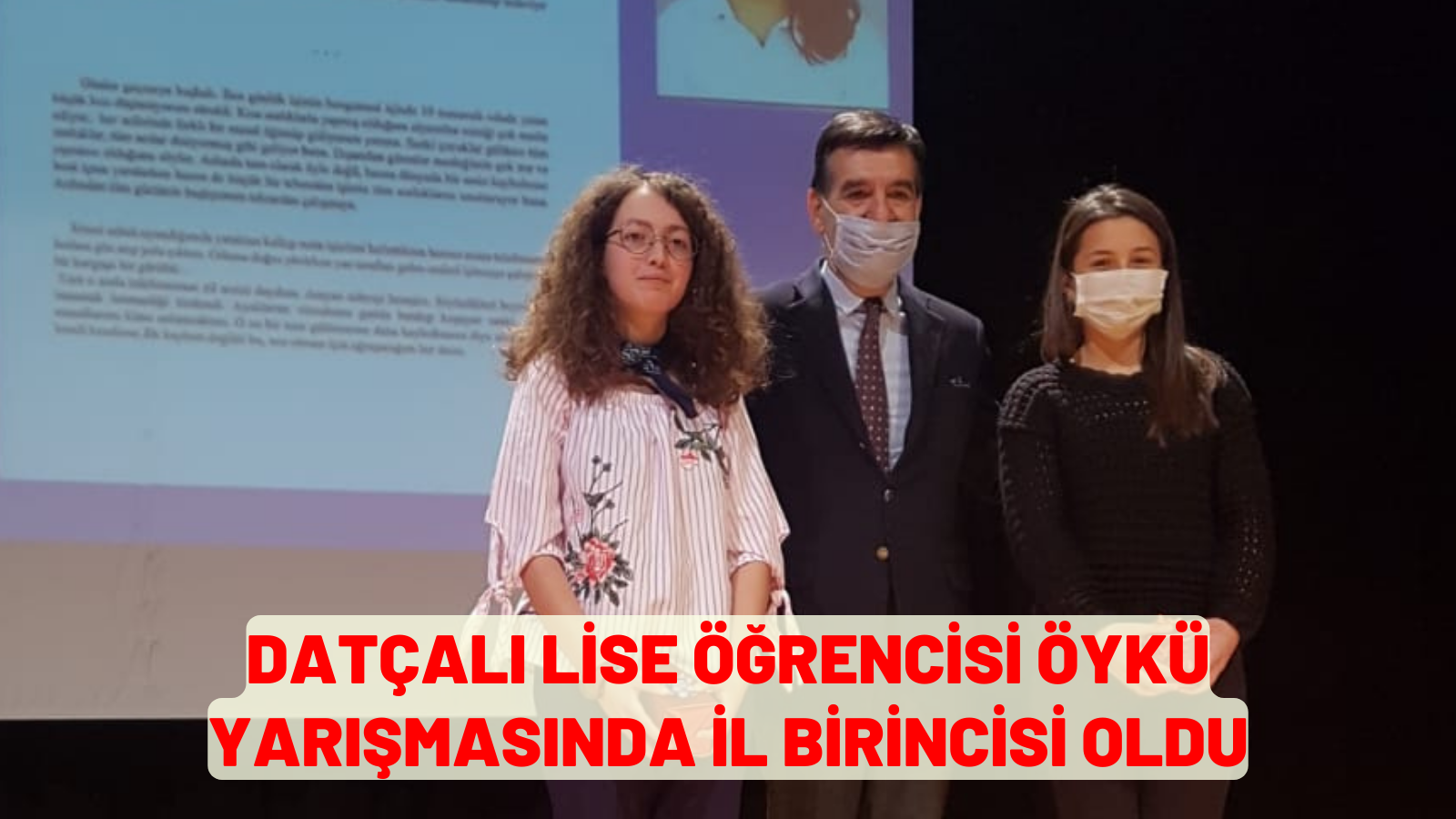 Datçalı lise öğrencisi öykü yarışmasında il birincisi oldu