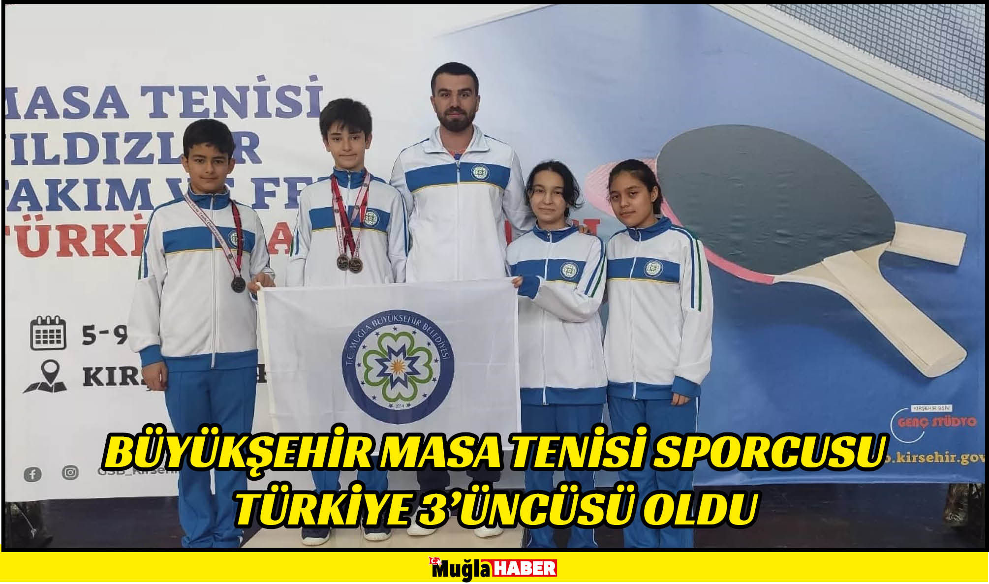 BÜYÜKŞEHİR MASA TENİSİ SPORCUSU TÜRKİYE 3’ÜNCÜSÜ OLDU